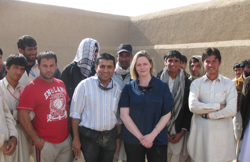 Meeting locals in Afghanistan