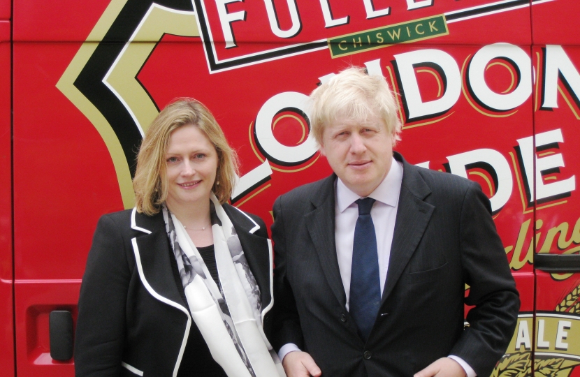 Mary Macleod and Boris Johnson