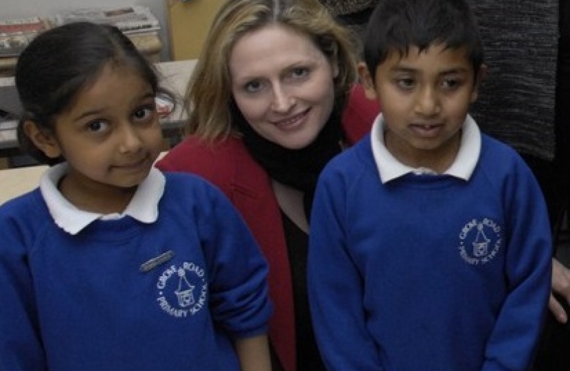 Mary at Grove Road School