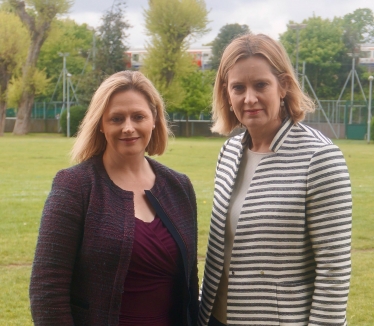 Mary Macleod and Amber Rudd