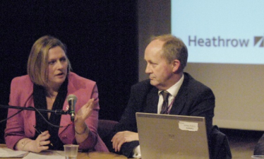 Mary Macleod discussing Heathrow Trials