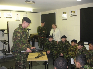 Mary meets Welsh Guards before deployment